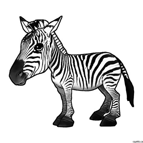 Zebra Line Drawing | Free download on ClipArtMag