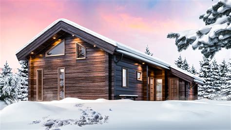 Tree house Norway in Snow set on Behance