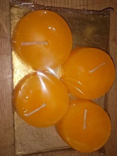 Paraffin Wax Yellow Decorative Wax Candle Shape Round At Rs 45 In Kolkata