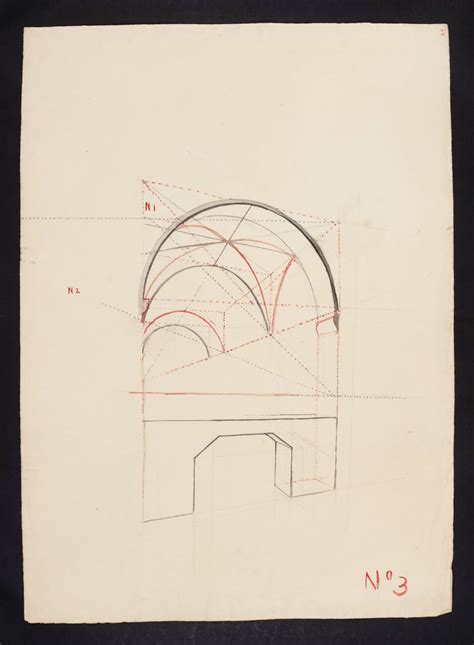 Joseph Mallord William Turner Lecture Diagram Vaulted Arch In