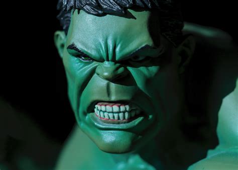 Green And Angry The Angry Face Of Hulk One Of The Marvel Flickr