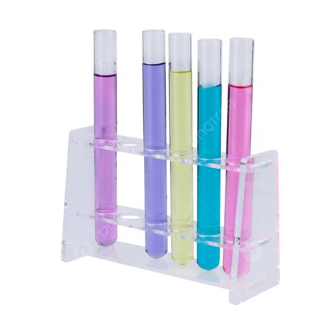 Test Tubes And Test Tube Racks With Colored Liquids Test Tube Test