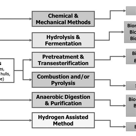 5 Different Agro Wastes To Biofuel Conversion Approaches Download