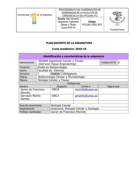 Pdf Procedimiento De Coordinaci N De Ense Anzas De La Las