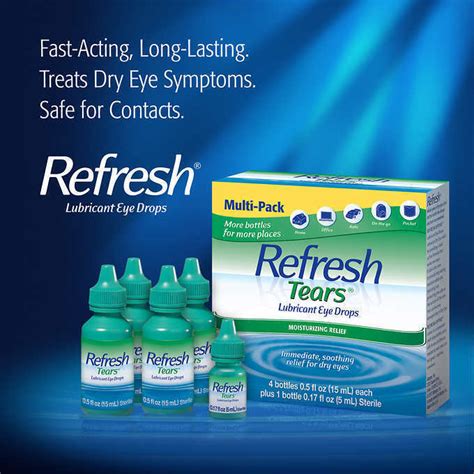 Refresh Tears Lubricant Eye Drops Multi Pack