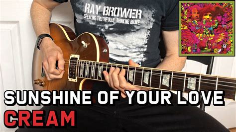 Cream Sunshine Of Your Love Guitar Solo Cover Youtube