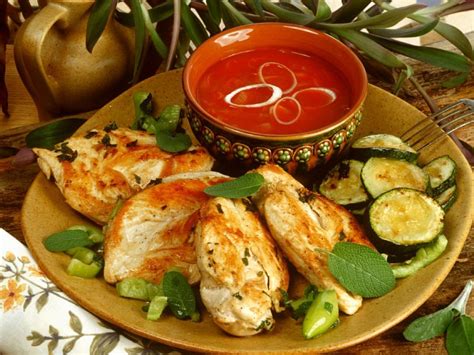 H Hnchen Mit Zucchini Vom Grill Rezept Eat Smarter