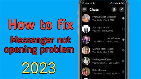 How To Fix Messenger Not Opening In 2023 Facebook Messenger Problem