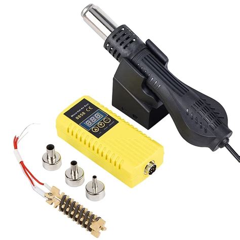 JCD Hot Air Gun W Temperatura Ajust Vel Micro Esta O De Solda Tela De