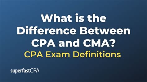 What Is The Difference Between Cpa And Cma