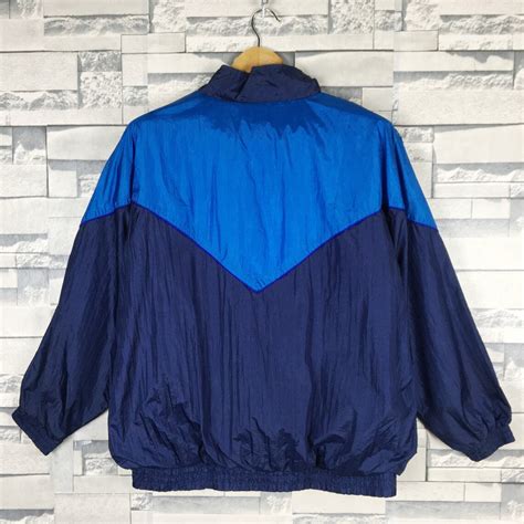 Vintage Colorblock Windbreaker Jacket Medium Vintage 90s Etsy