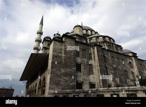 East Wall Of The New Mosque Aka Yeni Camii Or Mosque Of The Valide