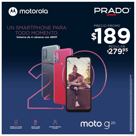 Oferta De Smartphone Motorola G20 En Almacenes PRADO El Salvador 24