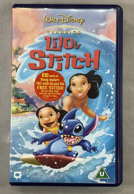 Lilo And Stitch Disney Movie Vhs Video Tape Picclick Uk