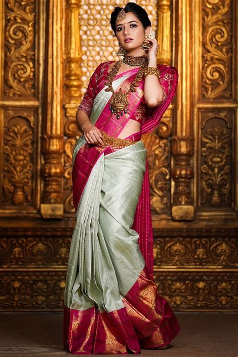 Kanchipuram Silk Saree History Samyakk Sarees Sherwani Salwar Suits Kurti Lehenga