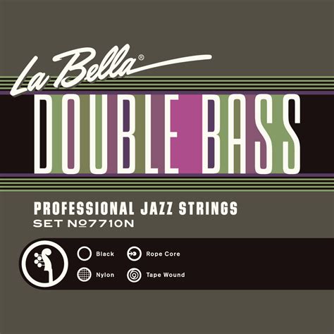 LA BELLA STRINGS REVAMPS DOUBLE BASS NYLON TAPE WOUND SERIES ...