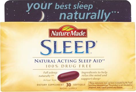 Amazon Nature Made Sleep Natural Sleep Aid 30 Count Pack Of 2