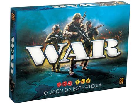 Jogo War Tabuleiro O Jogo da Estratégia Grow Jogos de Tabuleiro