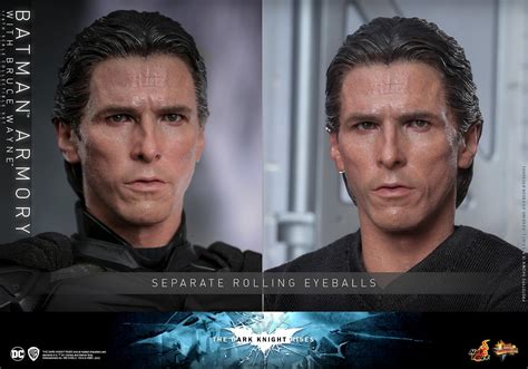Hot Toys Batman Armory With Bruce Wayne Figure Sixth Scale Limited Collectible MMS702 Comic