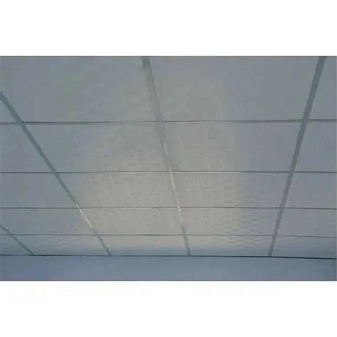 Pvc Laminated Perforated Swallet Gypsum Ceiling Tiles At Rs Piece