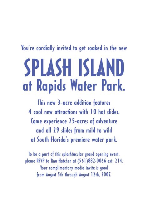 Rapids Waterpark I Advertising