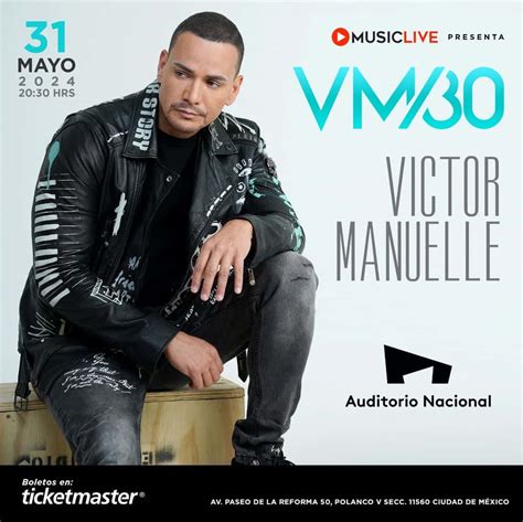 Victor Manuelle En Auditorio Nacional 2024 Eventos En CDMX