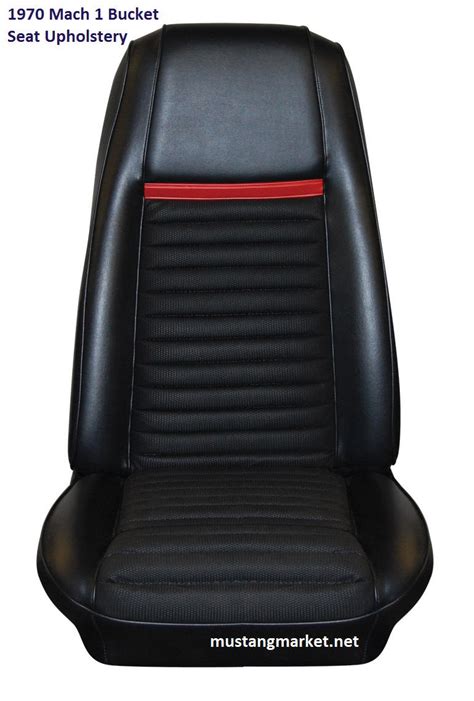 1970 Mustang Mach 1 Bucket Seat Upholstery