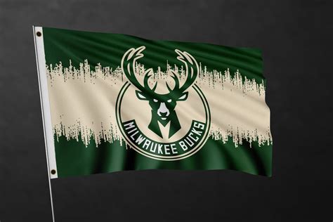 Milwaukee Bucks Flag Banner Home Decor Wall Decor Outdoor And Indoor Flag