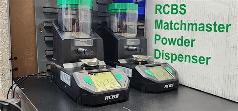 Rcbs Match Master Powder Dispenser Best Single Unit Dispenser