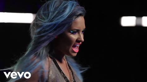 Demi Lovato Neon Lights Behind The Scenes Youtube