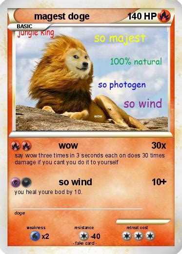 Pokémon Magest Doge Wow My Pokemon Card