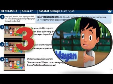 Soal Dan Jawaban Kelas Sd Sahabat Pelangi Juara Sejati Segmen