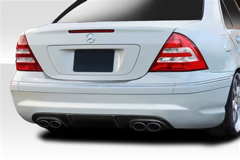 Mercedes C Class Rear Lip Add On Body Kit Mercedes C