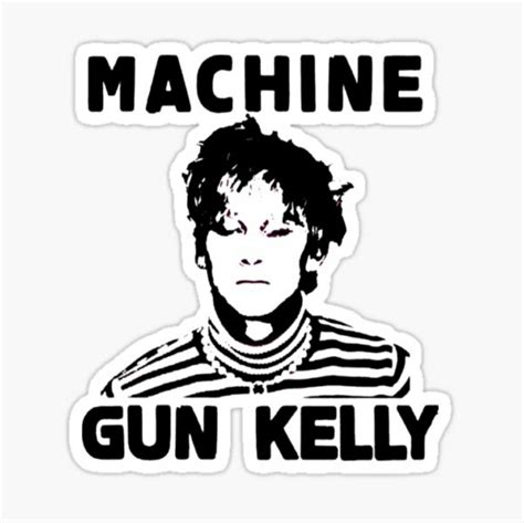 Cool Stickers Laptop Stickers Colson Baker Machine Gun Kelly Symbol