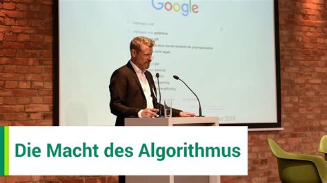 Die Macht Des Algorithmus Keynote Prof Dr Christian Stöcker 6 Mediendialog Lebensmittel