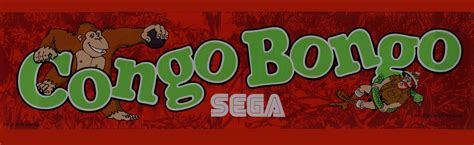 Congo Bongo Arcade Marquee - 26" x 8" - Arcade Marquee Dot Com