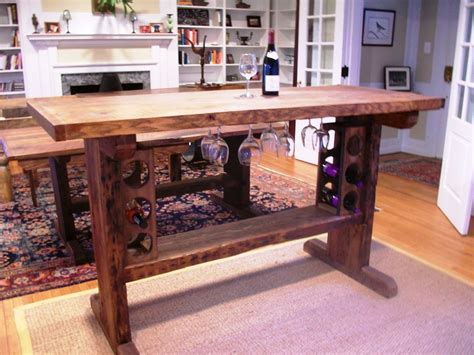 Hand Crafted Wine Tasting Table By Stable Tables CustomMade