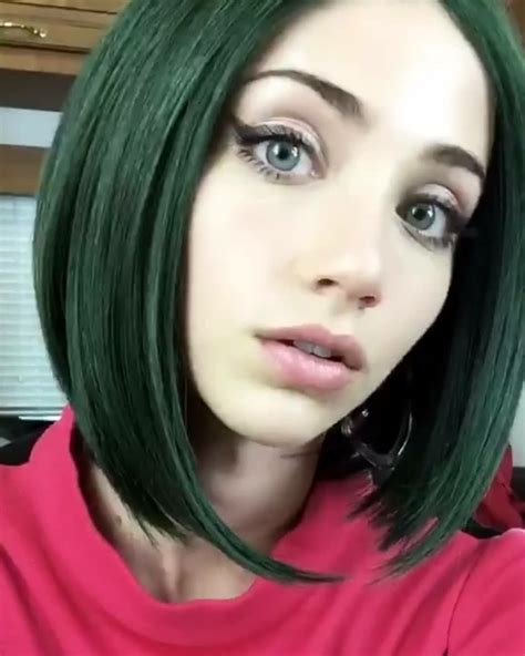 Emily Rudd Emily Rudd Instagram Green Hair Beautiful Hair