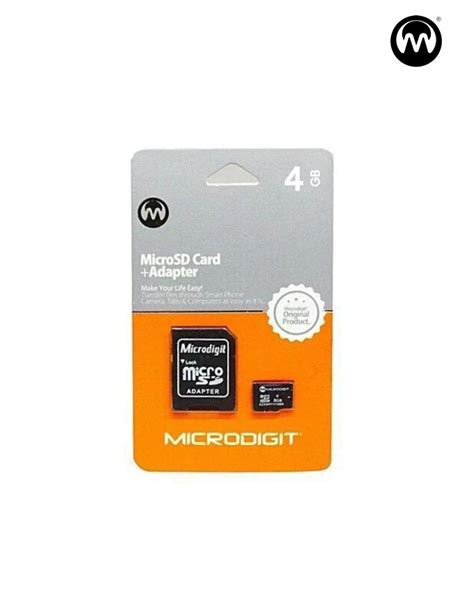 Intact Ghana - Microdigit MicroSD Card + Adapter 4GB