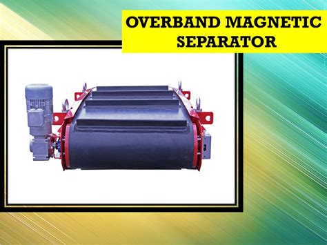 PPT Overband Magnetic Separator Vibrating Screen Magnetic Separator