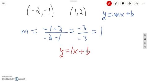 Solved Write An Equation In Slope Intercept Form For The Line Passing