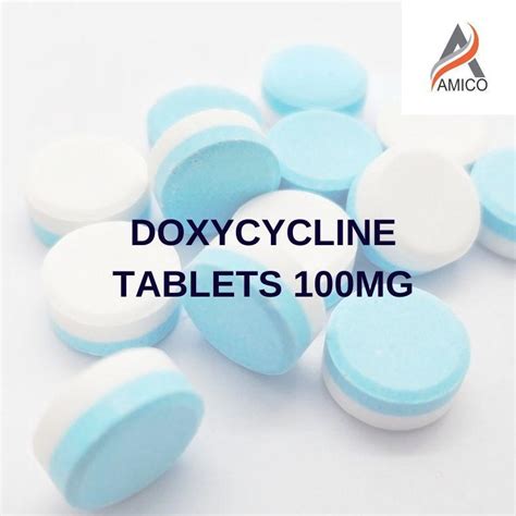 DOXYCYCLINE TABLETS 100MG - Pharmint