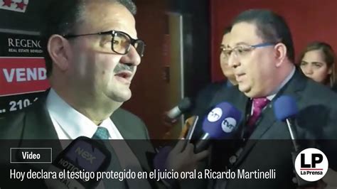 Hoy Declara El Testigo Protegido En El Juicio Oral A Ricardo Martinelli