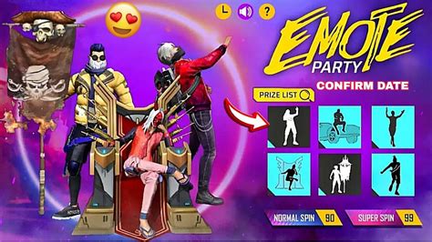 Emote Party Kab Aaegi Free Fire Remote Party Event Kab Aaega Remote