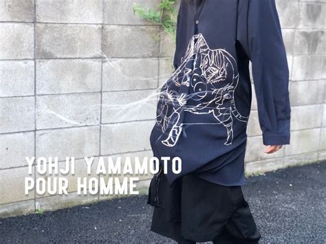 【yohji Yamamoto Pour Homme ヨウジヤマモトプールオム】より画家朝倉優佳とのコラボ20ss手目刺繍jktと