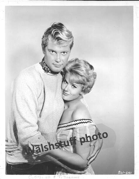 Troy Donahue Connie Stevens Attractive Couple 8x10 Bandw Photo Ebay