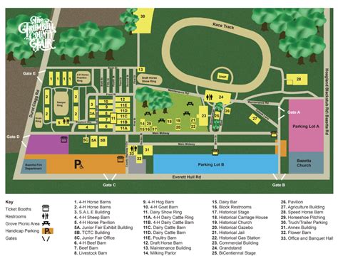 Fairgrounds Map Trumbull County Fair