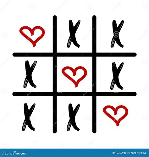 Tic Tac Toe Xo Icon Concept For Your Design Stock Vector