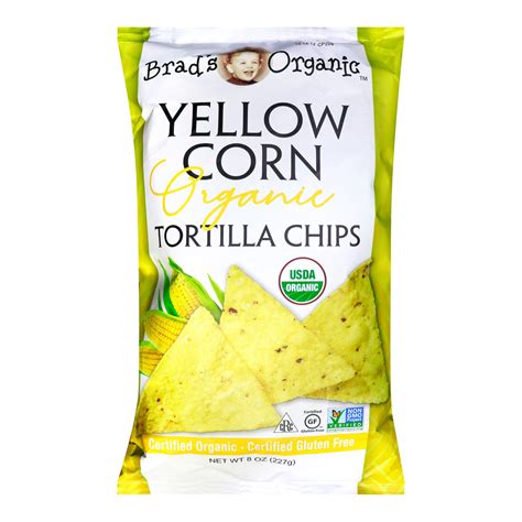 Brads Organic Yellow Corn Tortilla Chips 227 G Online At Best Price