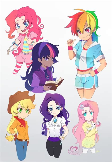 My Little Pony Friendship Is Magichumanized Little Pony Mlp My